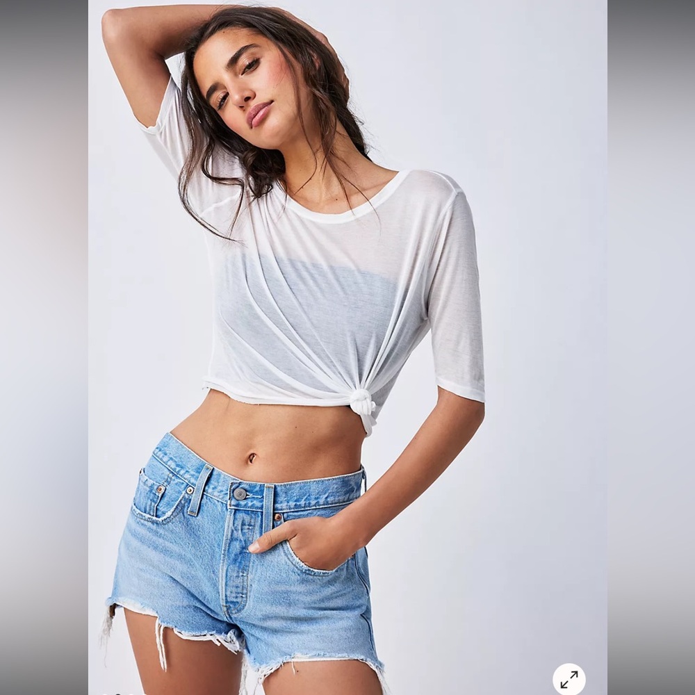 Levi's 501 Light Blue Jean Shorts